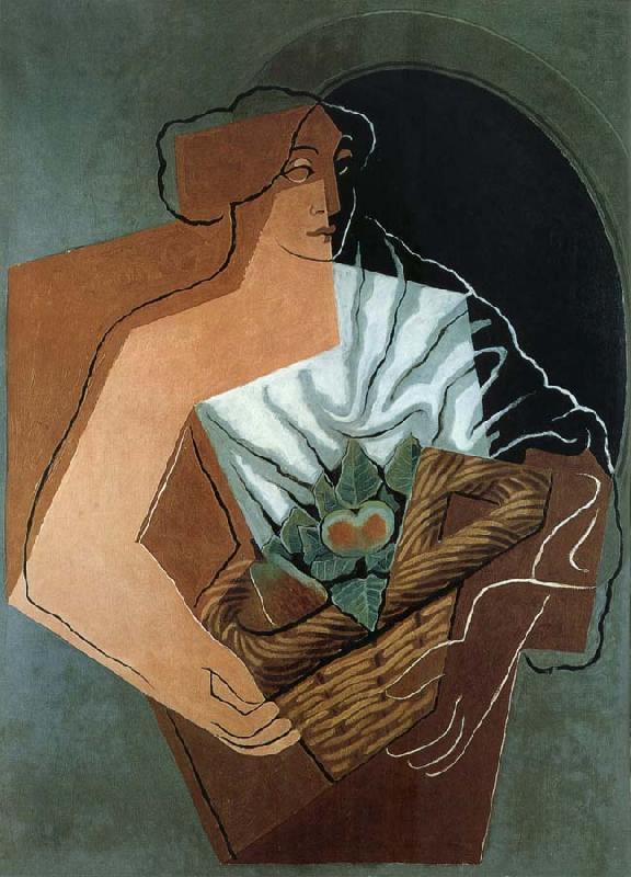 Juan Gris The Fem carring the basket